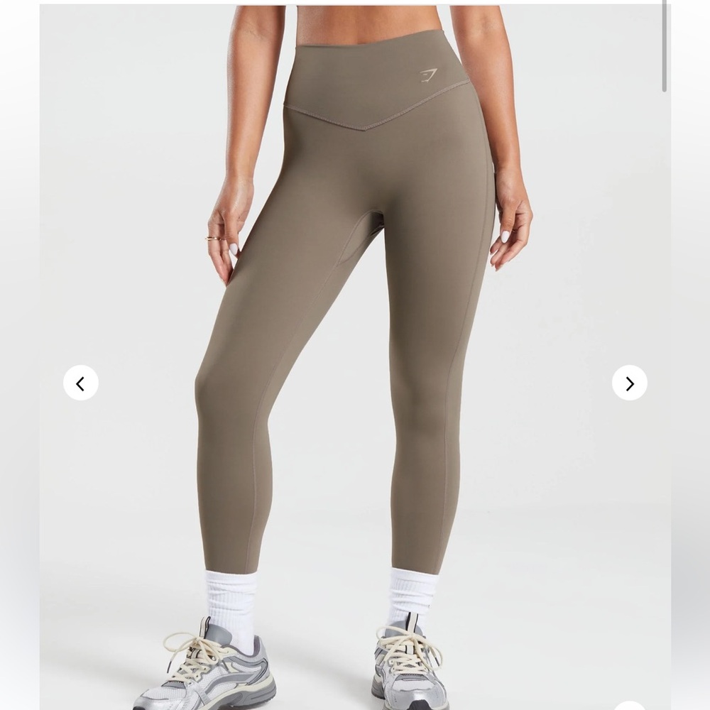 Gym Shark Elevate Leggings Brushed Brown